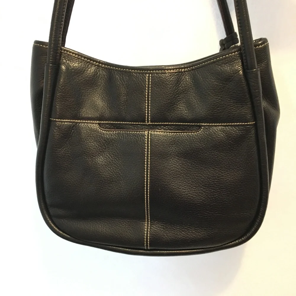 Brighton Leopard-Print Shoulder Bag in Brown and Tan